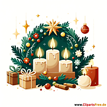 Adventszeit Clipart zum Herunterladen