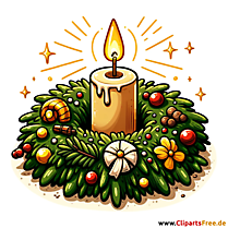Clipart til 1. advent