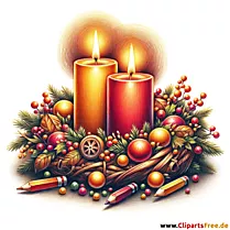 Clipart slika za drugi advent