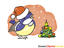 Grusskarte zu Silvester, Neujahr oder Weihnachten