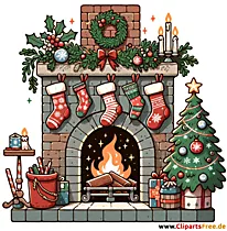 Slika kamina za Advent