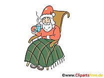 Nikolaus Cartoon, Clipart, Bild, Grafik