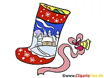 Santa Claus Boot ຮູບພາບ Clipart
