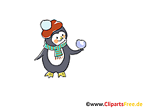 Pinguin Cartoon, Bild, Zeichnung