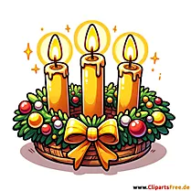 PNG klipart za Advent