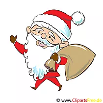 Obraz Świętego Mikołaja, clipart, grafika, ilustracja