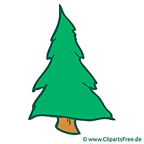 Tannenbaum Bild, Cartoon, Clipart, Grafik, Illustration