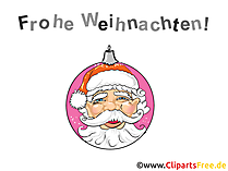 Weihnachtsbild mit Santa - kostenlose Cliparts