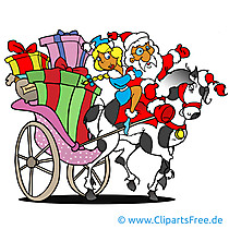Weihnachtsmann Bild, Cartoon, Clipart, Grafik, Illustration