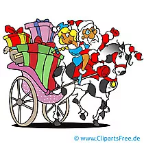 Weihnachtsmann Bild, Cartoon, Clipart, Grafik, Illustration