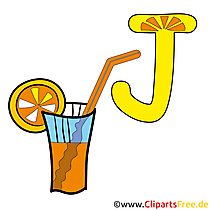 J is for Juice - Englisch Alphabet