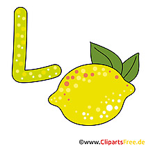 L is for Lemon - Bilder für Englischunterricht