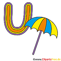 U is for Umbrella - Abc Bilder