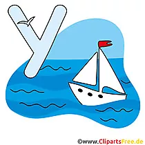 Y is for Yacht - Abc Englisch