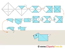 Origami Hund für Anfänger