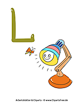L - Buchstaben lernen Arbeitsblätter kostenlos