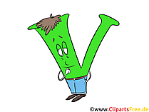 V Buchstabe Deutsch in der Grundschule