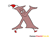 X Buchstaben-Vorlage für Grundschule