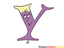 Y kostenlose Großbuchstaben