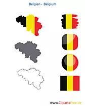 Fahnen & Länderkonturen