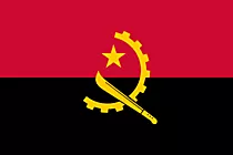 Angola Fahne zum Ausdrucken