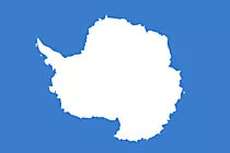 Antarktis Flagge Illustration zum Drucken