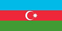 Aserbaidschan Flagge - Bilder mit Fahnen kostenlos