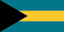 Bahamas Fahne - Bilder mit Weltflaggen für Schulunterricht