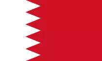 Bahrainische Flagge Vorlage zum Drucken