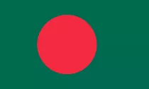 Bangladeschs Fahne Bild zum Drucken