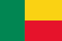 Benin Fahne zum Ausdrucken