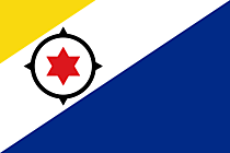 Bonaire Flagge für Geographie-Unterricht in der Schule