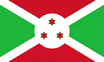 Burundi Flagge zum Drucken