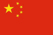 Chinesische Flagge Bild zum Drucken