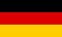 Deutsche Flagge Bild zum Drucken