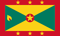 Grenada Flagge kostenlos zum Drucken