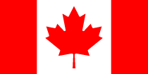 Kanadische Fahne - Weltfahnen Bilder kostenlos