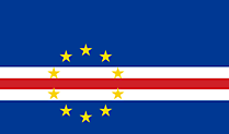 Kap Verde Fahne zum Drucken