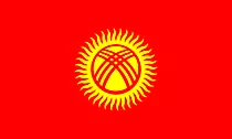 Kirgisistan Flagge zum Ausdrucken