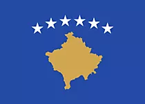 Kosovo Fahne - Weltflaggen für Schulunterricht