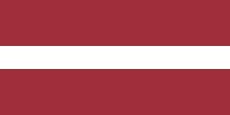 Lettland Flagge