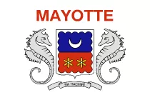 Mayotte Flagge Bild zum Drucken