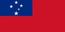 Samoa Fahne Bild in Hochauflösung