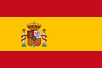 Spanische Flagge Illustration zum Drucken