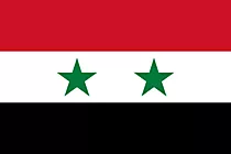 Syrische Flagge Bild zum Drucken