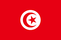 Tunesien Fahne zum Ausdrucken