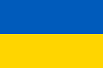 Ukraine Fahne blau gelb Bild