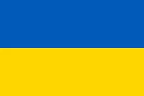 Ukraine Fahne blau gelb Bild