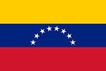 Venezuela Flagge Bild zum Drucken