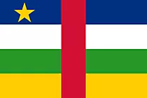 Zentralafrikanische Republik Fahne Bild in Hochauflösung